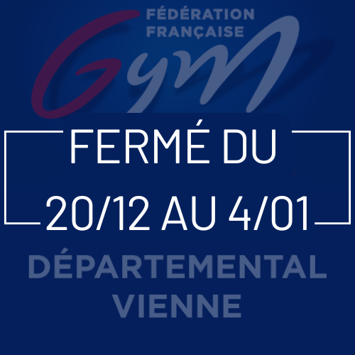 Fermeture pour congés