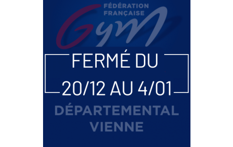 Fermeture pour congés